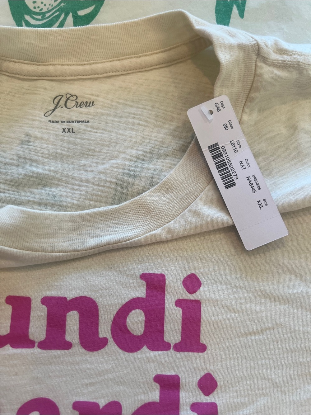 J. Crew "Les jours de la semaine" crewneck T-shirt - Picture 5 of 6
